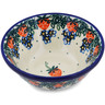 Polish Pottery Bowl 5&quot; Strawberry Fever