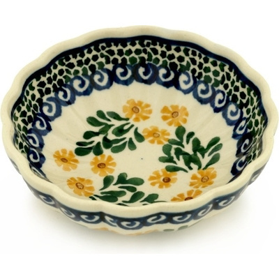 Polish Pottery Bowl 5&quot; Summer Day