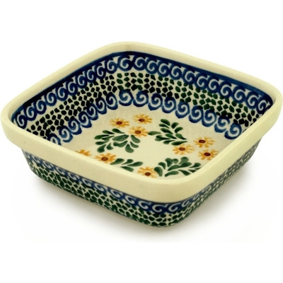Polish Pottery Bowl 5&quot; Summer Day