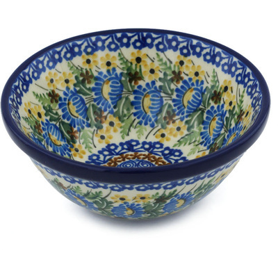 Polish Pottery Bowl 5&quot; Summer Dreams UNIKAT