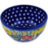 Polish Pottery Bowl 5&quot; Summer&#039;s Garden UNIKAT