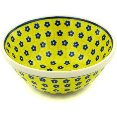 Polish Pottery Bowl 5&quot; Sunshine