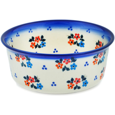 Polish Pottery Bowl 5&quot; Sweet Clusters UNIKAT