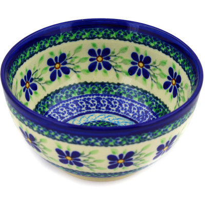 Polish Pottery Bowl 5&quot; Sweet Violet