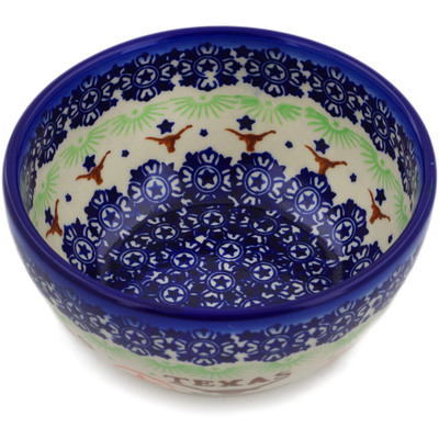 Polish Pottery Bowl 5&quot; Texas State