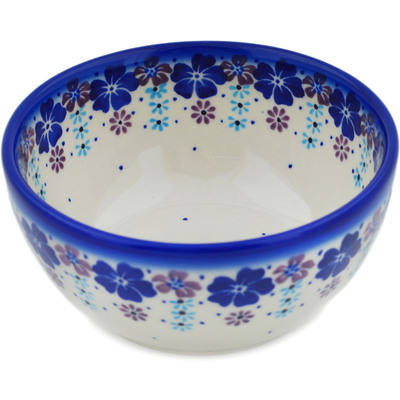 Polish Pottery Bowl 5&quot; The Floral Wish