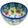 Polish Pottery Bowl 5&quot; Tunnel Vision UNIKAT