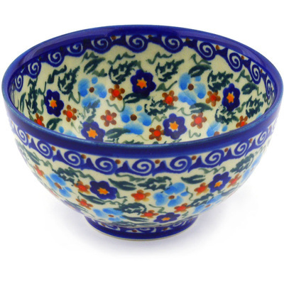 Polish Pottery Bowl 5&quot; UNIKAT