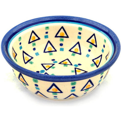 Polish Pottery Bowl 5&quot; UNIKAT