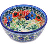 Polish Pottery Bowl 5&quot; What A Wonderful Life UNIKAT