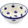 Polish Pottery Bowl 5&quot; Wild Blueberry