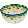 Polish Pottery Bowl 5&quot; Winter Rowan