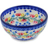 Polish Pottery Bowl 5&quot; Wreath Of Bells