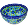 Polish Pottery Bowl 6&quot; Abundant Bunch UNIKAT