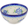 Polish Pottery Bowl 6" Aster Patches