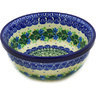 Polish Pottery Bowl 6&quot; Aster Wreath