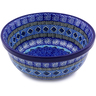 Polish Pottery Bowl 6&quot; Aztec Sky