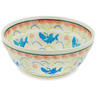 Polish Pottery Bowl 6&quot; Baby Jaws