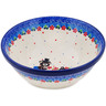 Polish Pottery Bowl 6&quot; Beary Sweet UNIKAT