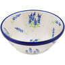 Polish Pottery Bowl 6&quot; Beautiful Bluebonnets