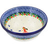 Polish Pottery Bowl 6&quot; Bird Princess