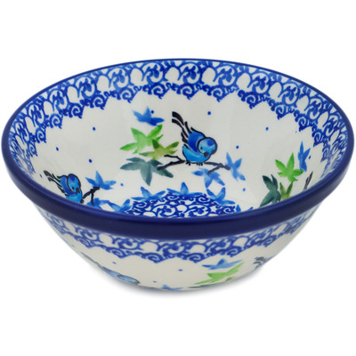 Polish Pottery Bowl 6" Birdy Babies