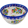 Polish Pottery Bowl 6&quot; Blooming Affection UNIKAT