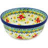 Polish Pottery Bowl 6&quot; Blooming Spring