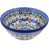 Polish Pottery Bowl 6&quot; Blooming Symphony UNIKAT