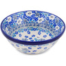 Polish Pottery Bowl 6&quot; Blossom Breeze UNIKAT