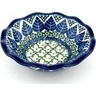 Polish Pottery Bowl 6&quot; Blue Alpine