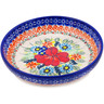 Polish Pottery Bowl 6&quot; Bold Poppies UNIKAT