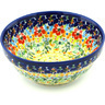 Polish Pottery Bowl 6&quot; Bright Eyes UNIKAT