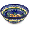 Polish Pottery Bowl 6&quot; Cabbage Roses