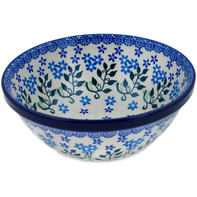 Polish Pottery Bowl 6&quot; Circle Of Delicacy