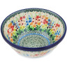 Polish Pottery Bowl 6&quot; Colors Of The Wind UNIKAT