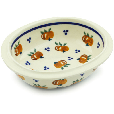Polish Pottery Bowl 6&quot; Country Apple