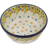 Polish Pottery Bowl 6&quot; Country Spring
