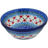 Polish Pottery Bowl 6&quot; Daisy Lace