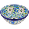 Polish Pottery Bowl 6&quot; Daisy Valley UNIKAT