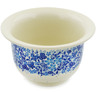 Polish Pottery Bowl 6&quot; Delicate Blue UNIKAT