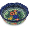 Polish Pottery Bowl 6&quot; Divine Meadow UNIKAT