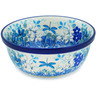 Polish Pottery Bowl 6&quot; Dragonfly Blues UNIKAT