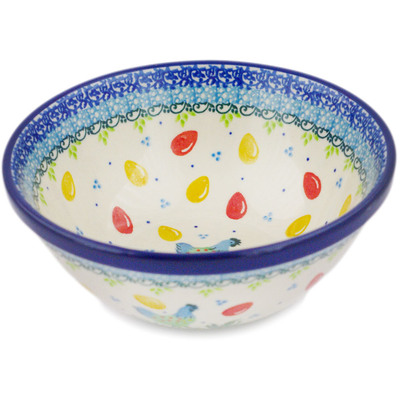 Polish Pottery Bowl 6" Egg-celent
