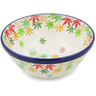 Polish Pottery Bowl 6&quot; Fall Season Bliss UNIKAT