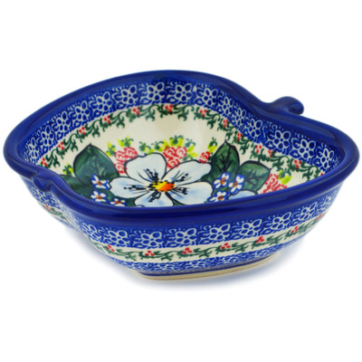 Polish Pottery Bowl 6&quot; Floral Dream UNIKAT