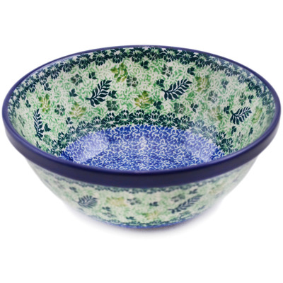 Polish Pottery Bowl 6&quot; Forest Fascination