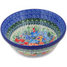 Polish Pottery Bowl 6&quot; Garden Of Happiness UNIKAT