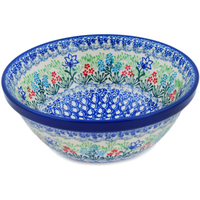Polish Pottery Bowl 6&quot; Great Day