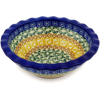 Polish Pottery Bowl 6&quot; Grecian Sea